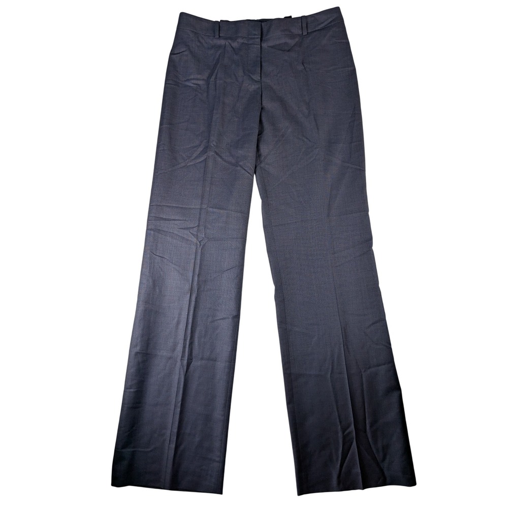 BOSS Hugo Boss Womens Blue Dress Pants Trousers Business Career Size 10 US 32x34